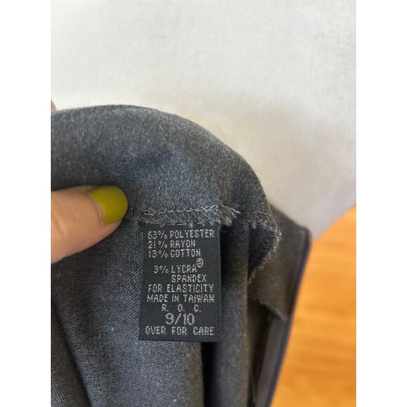 Vintage Y2K Express Grey Mini Skirt Velvet Floral Print Whimsygoth - Picture 4 of 8